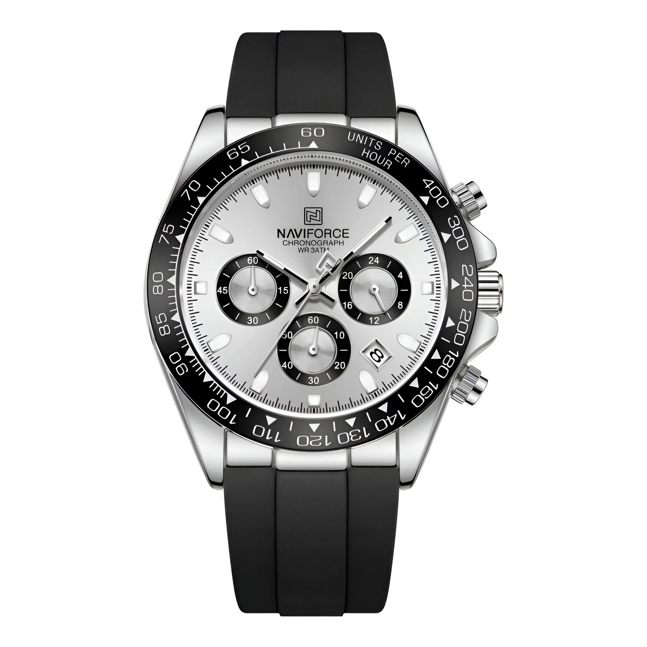 Reloj Naviforce Casual Nf8054 Goma Hombre
